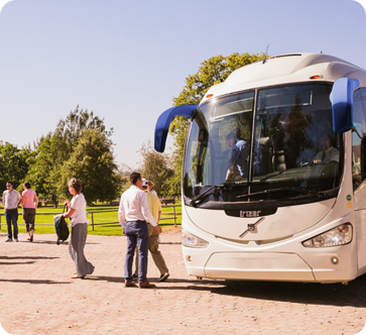 Bus de lujo para transporte particular